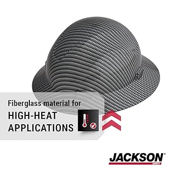 Jackson Safety Blockhead Fiberglass Hard Hat - Construction